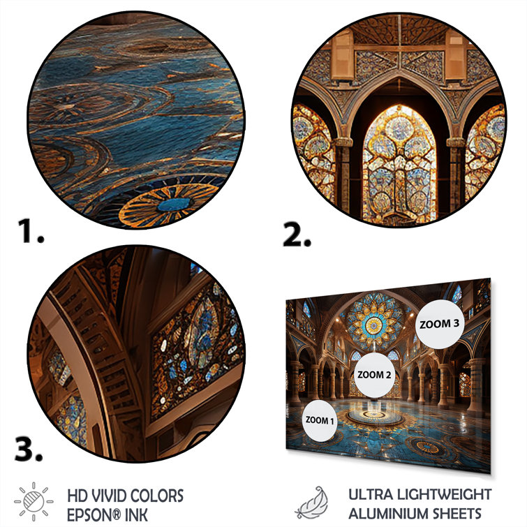 Latitude Run® Islam Art Islamic Architecture III Islamic Metal Wall